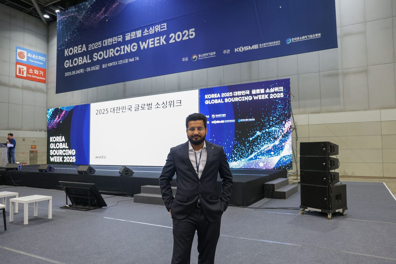 At the Korea Global Sourcing Week 2025 main stage
